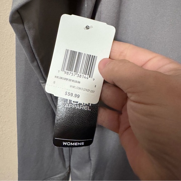 NWT NFL team apparrel New Era NFL draft pullover gray Size Small - Picture 6 of 7